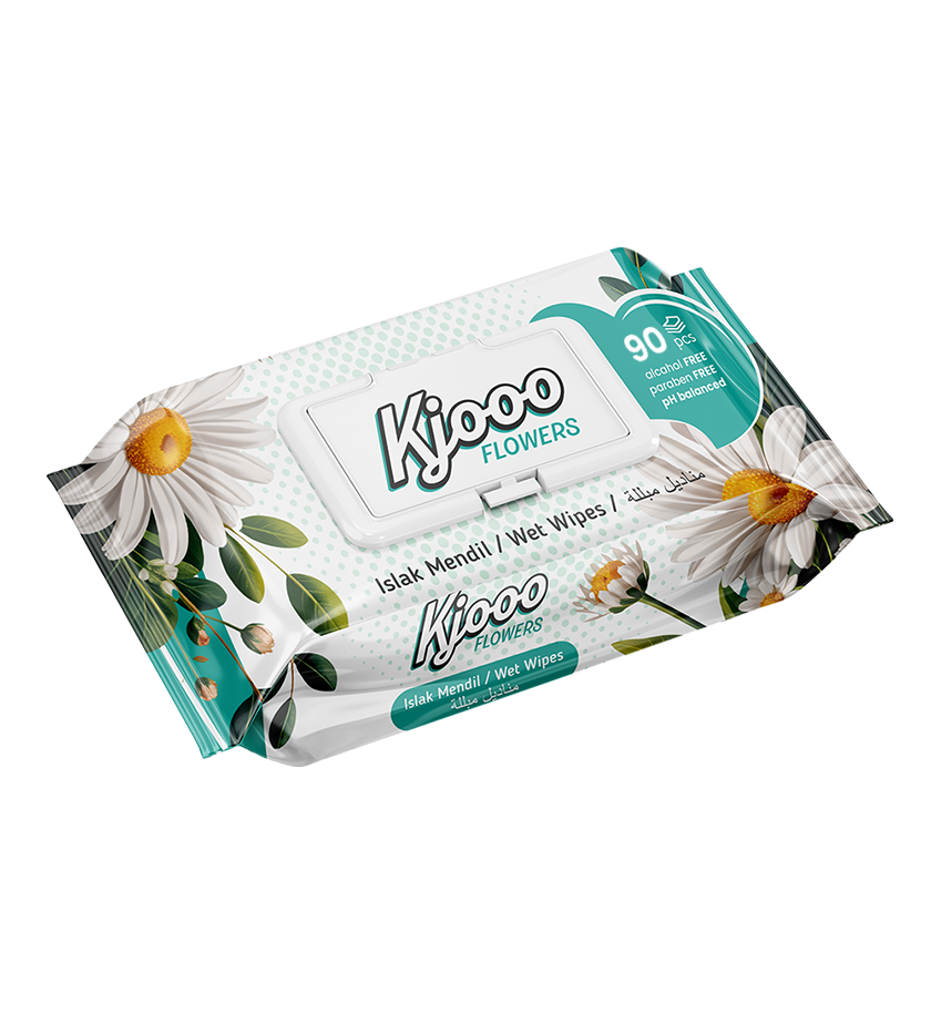 Akçiçek Kimya Kjooo Flowers Islak Mendili